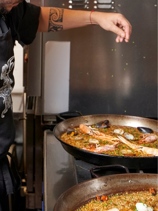 paella cocinero central forest salou